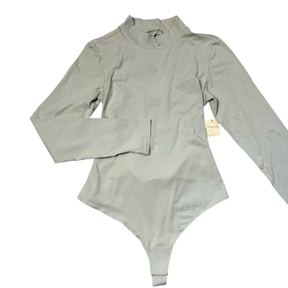 NWT New Free People Straps In The Back Mint Bodysuit Size XL